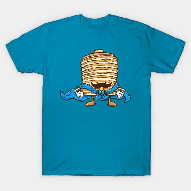 Captain Pancake's Mustache T-Shirt by nickv47